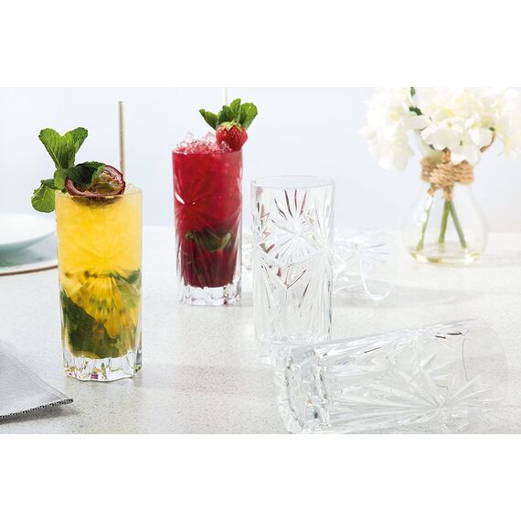 Набор из 6-ти стаканов Хайбол RCR Style Oasis 360 мл, хрустальное стекло, Италия, изображение 7