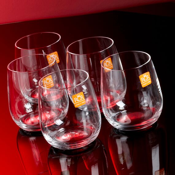 Набор из 6-ти стаканов Олд Фэшн RCR Luxion Invino 370 мл, D86 мм, H92 мм, хрустальное стекло, Италия, изображение 7
