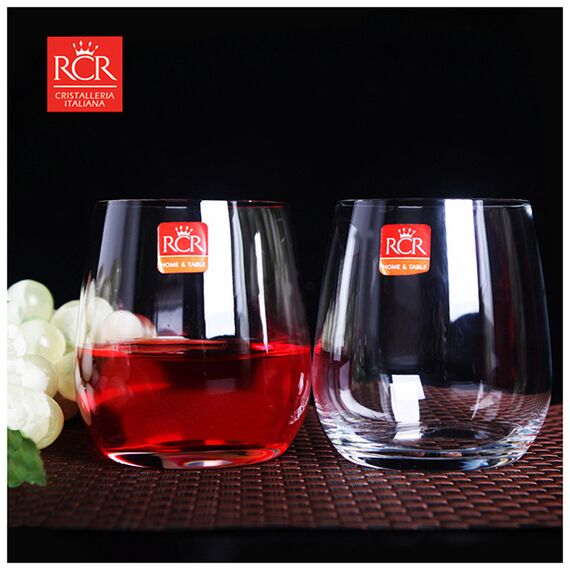 Набор из 6-ти стаканов Олд Фэшн RCR Luxion Invino 370 мл, D86 мм, H92 мм, хрустальное стекло, Италия, изображение 6