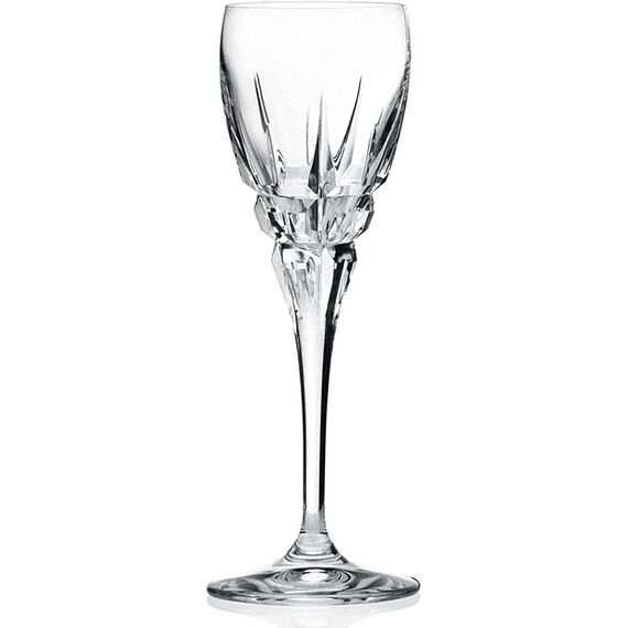 Набор из 2-х рюмок для водки RCR Carrara 80 мл, H158 мм, хрустальное стекло LUXION, Италия, изображение 2