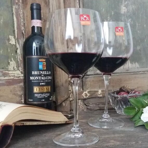 Набор из 6-ти бокалов для красного вина RCR Luxion Invino 670 мл, хрустальное стекло, Италия, изображение 3