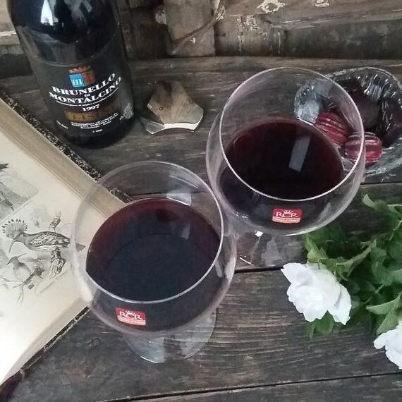 Набор из 6-ти бокалов для красного вина RCR Luxion Invino 670 мл, хрустальное стекло, Италия, изображение 5