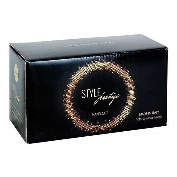 Набор из 6-ти стаканов Олд фэшн RCR Style Prestige Bubble 290 мл, Италия, изображение 8