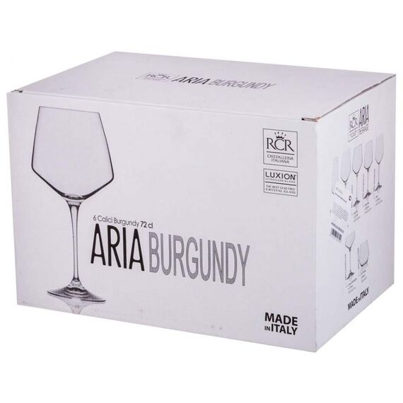 Набор из 6-ти бокалов для Burgundy RCR Luxion Aria 720 мл, хрустальное стекло, Италия, изображение 3