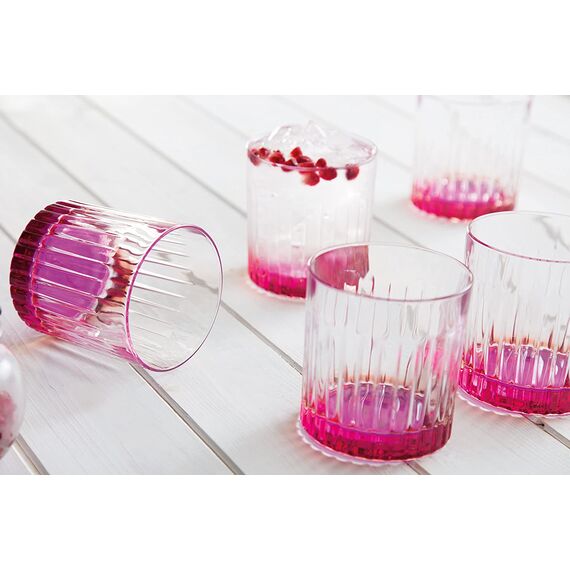 Набор из 6-ти стаканов Олд фэшн RCR Style Gipsy оранжевый 360 мл, Италия, изображение 3