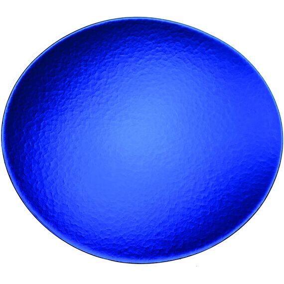 Тарелка синяя RCR Sottopiattii 35*31 см, стекло, Италия, изображение 3