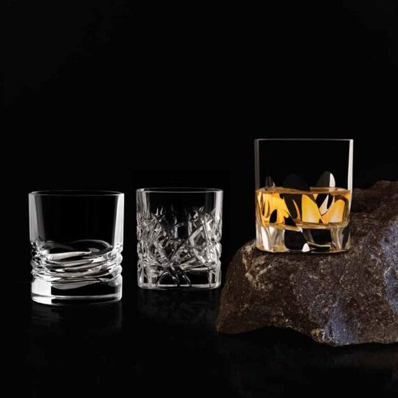 Набор из 6-ти стаканов Олд Фэшн RCR Prestige Trama 290 мл, хрустальное стекло, Италия, изображение 2