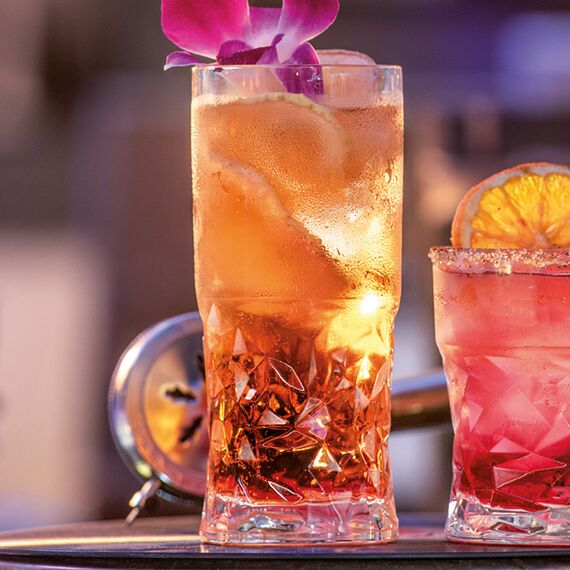 Набор из 6-ти стаканов Хайбол RCR Luxion Sound Funky 350 мл, хрустальное стекло, Италия, изображение 2