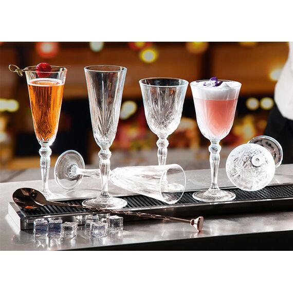 Набор из 6-ти бокалов-флюте для шампанского RCR Style Melodia 160 мл, хрустальное стекло, Италия, изображение 7