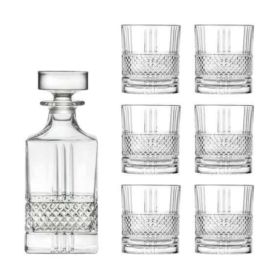 Декантер для виски RCR Style Brillante 850 мл, D92 мм, H189 мм, хрустальное стекло, Италия, изображение 3