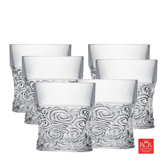 Набор из 6-ти стаканов Олд Фэшн RCR Luxion Sound Soul 320 мл, хрустальное стекло, Италия, изображение 2