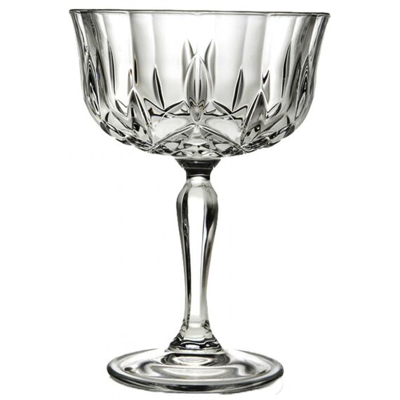 Набор из 6-ти бокалов-блюдец для шампанского RCR Style Opera 240 мл, хрустальное стекло, Италия, изображение 2