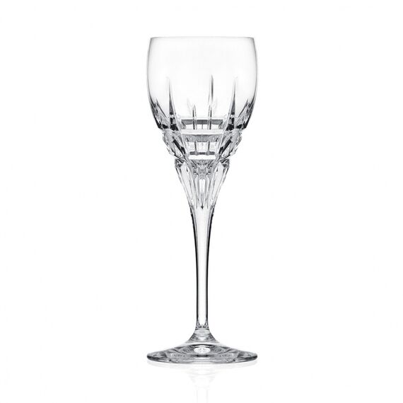 Набор из 2-х фужеров для воды/вина RCR Carrara 254 мл, H218 мм, хрустальное стекло LUXION, Италия, изображение 3