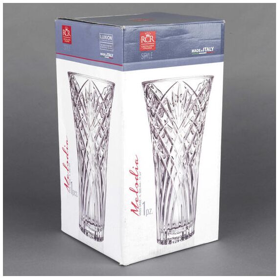 Ваза для цветов RCR Style Melodia H30 см, D16 см, хрустальное стекло, Италия, изображение 8