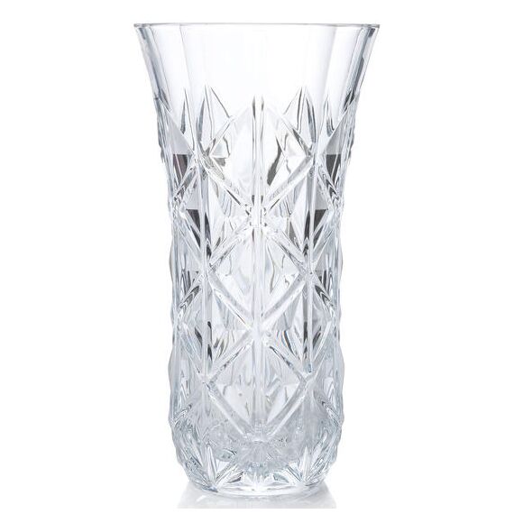 Ваза для цветов RCR Enigma H30 см, D15,8 см, хрустальное стекло, Италия