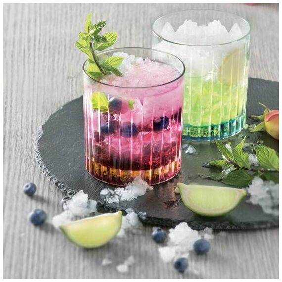 Набор из 6-ти стаканов Олд фэшн RCR Style Gipsy оранжевый 360 мл, Италия, изображение 4