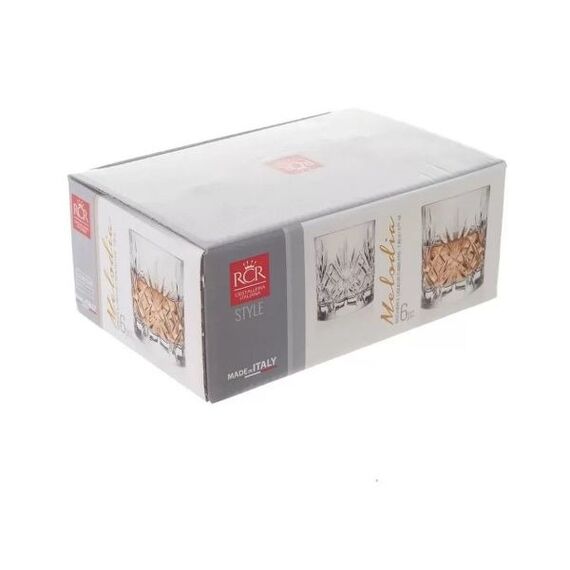 Набор из 6-ти стопок RCR Style Melodia 80 мл, хрустальное стекло, Италия, изображение 4