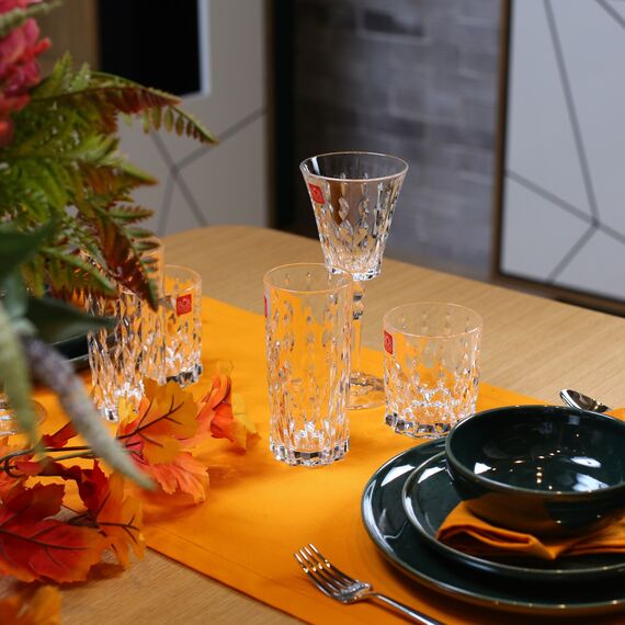 Набор из 6-ти стаканов Хайбол 350 мл RCR Marilyn, хрустальное стекло, Италия, изображение 11