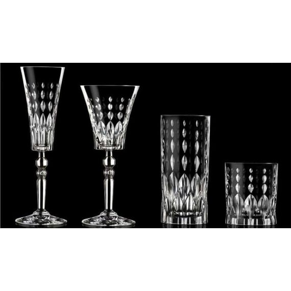 Набор из 6-ти стаканов Хайбол 350 мл RCR Marilyn, хрустальное стекло, Италия, изображение 6