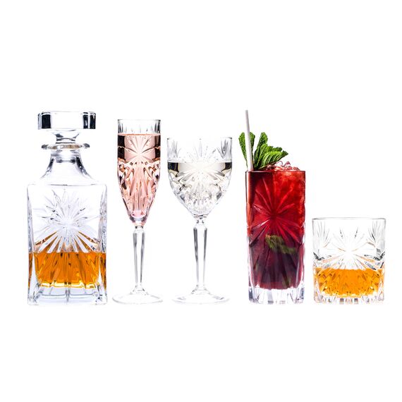 Набор из 6-ти стаканов Олд Фэшн RCR Style Oasis 320 мл, хрустальное стекло, Италия, изображение 9