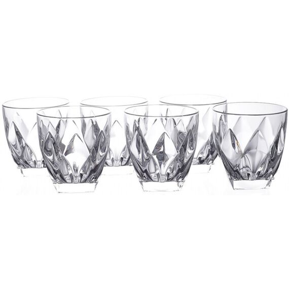 Набор из 6-ти стаканов для виски RCR Ninphea 326 мл, H95 мм, стекло, Италия, изображение 3