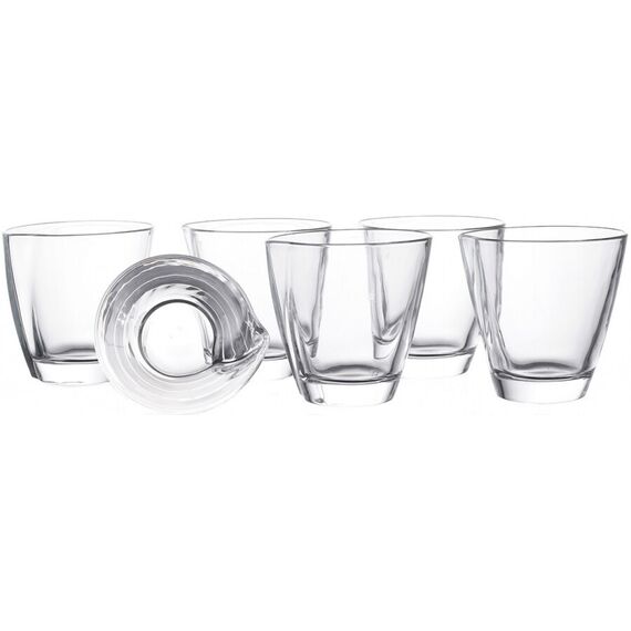 Набор из 6-ти стаканов RCR Happy 210 мл, H85 мм, стекло, Италия, изображение 2