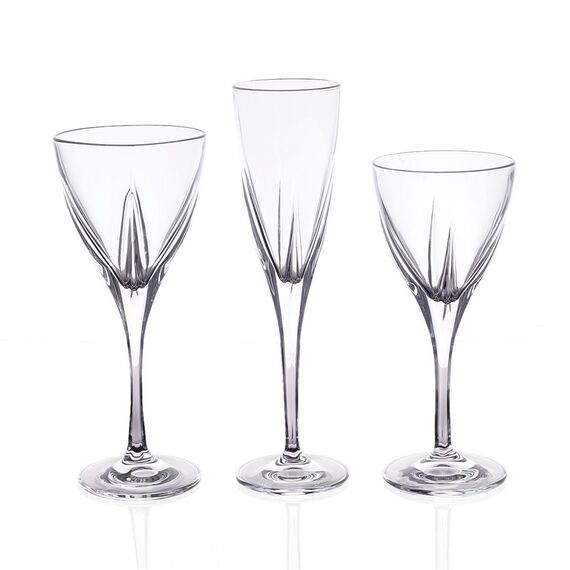 Набор из 18-ти фужеров RCR Fusion, хрустальное стекло, Италия