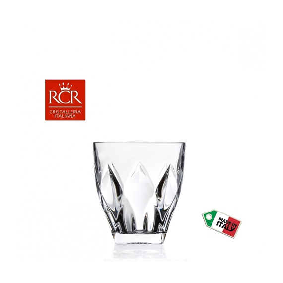 Набор из 6-ти стаканов для виски RCR Ninphea 326 мл, H95 мм, стекло, Италия, изображение 2