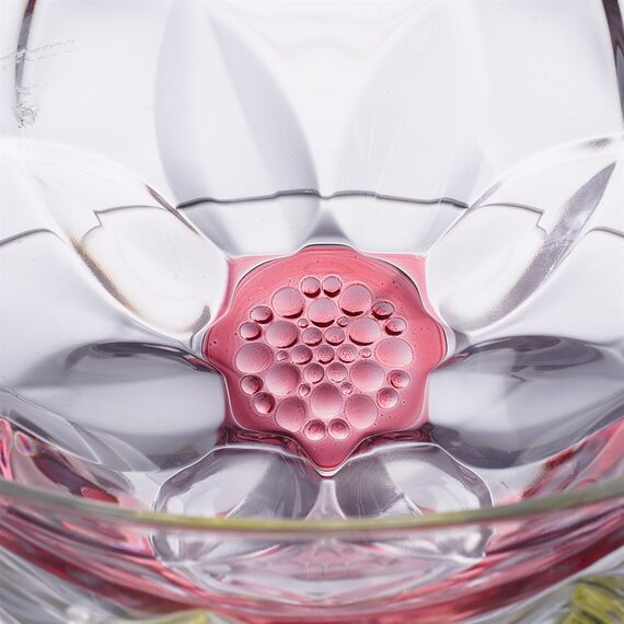 Набор из 6-ти цветных салатников RCR Ninphea 410 мл, D13 см, H71 мм, хрустальное стекло, Италия, изображение 2