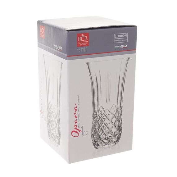 Ваза для цветов RCR Opera 250 мм, хрустальное стекло, Италия, изображение 3