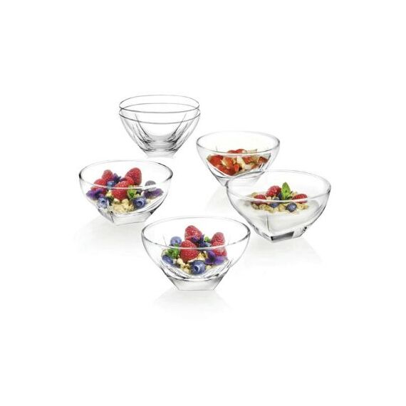 Набор из 6-ти пиал RCR Fusion Style D13,5 см, H7,1 см, хрустальное стекло, Италия, изображение 3