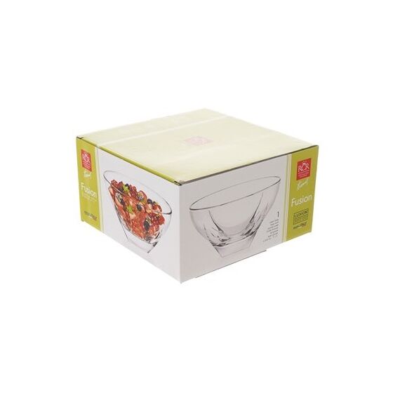 Салатник RCR Fusion D24,5 см, H13,1 см, хрустальное стекло, Италия, изображение 5