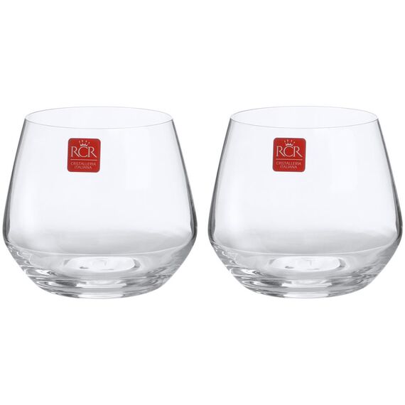 Набор из 2-х бокалов для виски RCR Aria 540 мл, хрустальное стекло, Италия, изображение 3