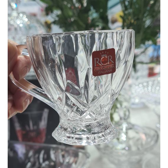 Набор из 2-х кружек RCR Style Opera 170 мл, хрустальное стекло, Италия