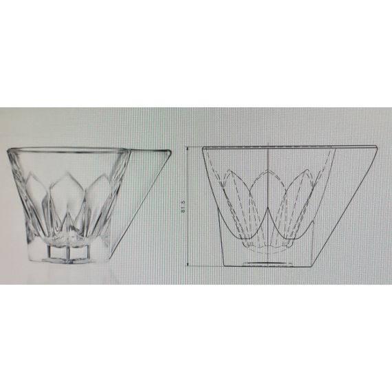 Набор из 2-х кружек RCR Ninphea 190 мл, хрустальное стекло, Италия