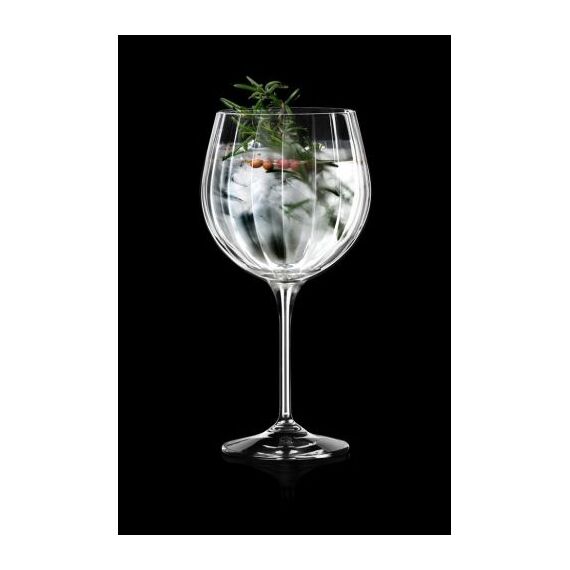 Набор из 6-ти бокалов для красного вина RCR Style Optiq 670мл, хрустальное стекло, Италия, изображение 2