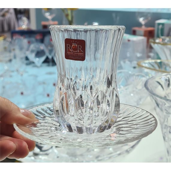 Набор из 2-х армудов RCR Style Adagio 140 мл, хрустальное стекло, Италия