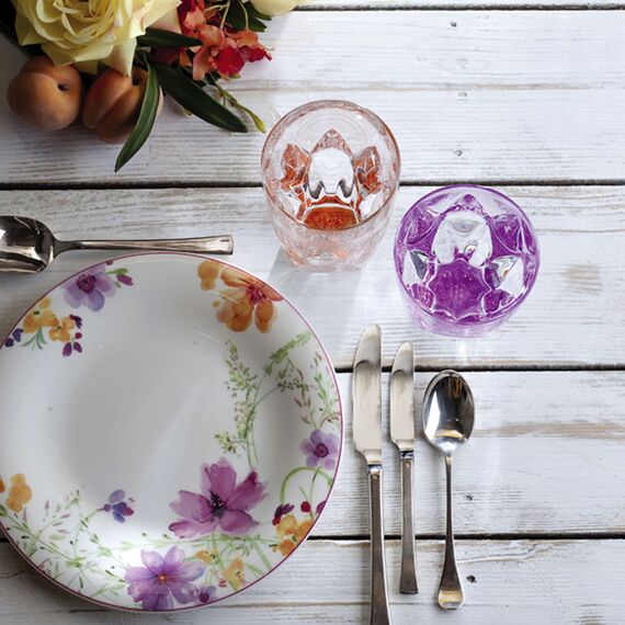 Набор из 6-ти цветных салатников RCR Ninphea 410 мл, D13 см, H71 мм, хрустальное стекло, Италия, изображение 6