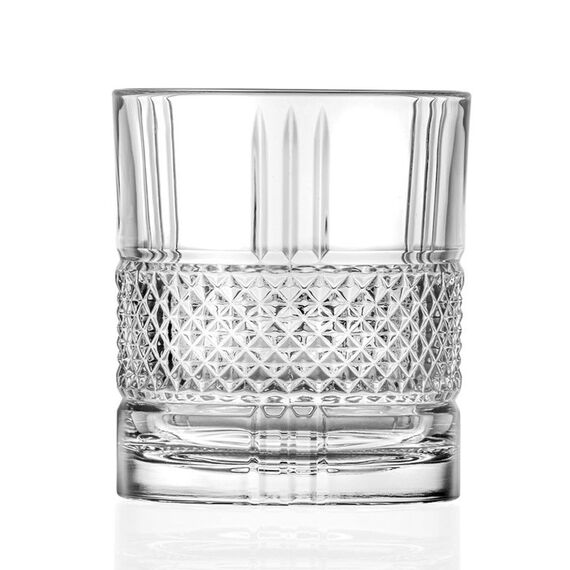 Набор из 6-ти стаканов Олд фэшн RCR Style Brillante 340 мл, D82 мм, H94 мм, хрустальное стекло, Италия