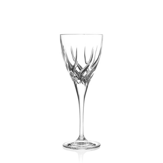 Набор из 6-ти бокалов для вина RCR Trix 180 мл, D76 мм, H198 мм, хрустальное стекло, Италия