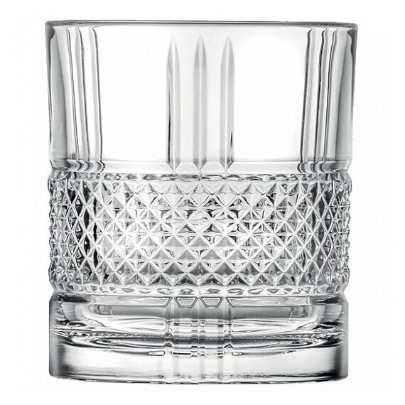 Набор из 7-ми предметов для виски RCR Brillante: Декантер 850 мл, H189 мм и 6 стаканов 340 мл, H94 мм, хрустальное стекло, Италия, изображение 2