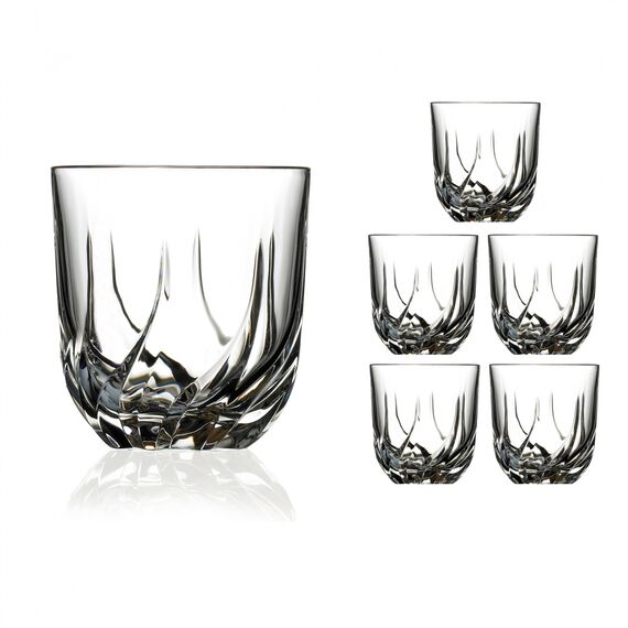 Набор из 6-ти стаканов RCR Trix 290 мл, H91, хрустальное стекло, Италия, изображение 4