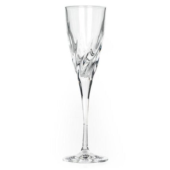 Набор из 6-ти фужеров для шампанского RCR Trix 130 мл, D68 мм, H227 мм, хрустальное стекло, Италия