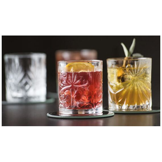 Набор из 4-х стаканов для виски RCR set Mixology 340 мл, хрустальное стекло, Италия, изображение 3