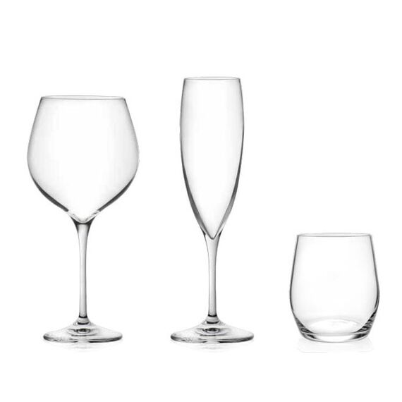 Набор из 6-ти стаканов для воды RCR Winedrop 362 мл, D85 мм, H94 мм, хрустальное стекло, Италия, изображение 2