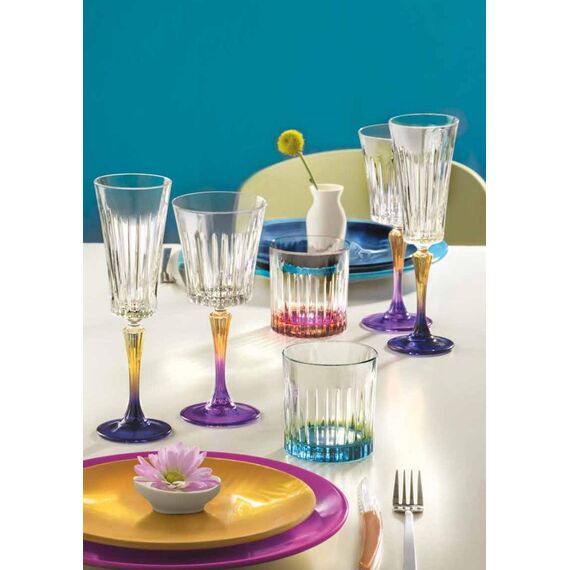 Набор из 6-ти стаканов Олд Фэшн RCR Luxion Pedro&Rosa 360 мл, D86 мм, H92 мм, хрустальное стекло, Италия, изображение 8