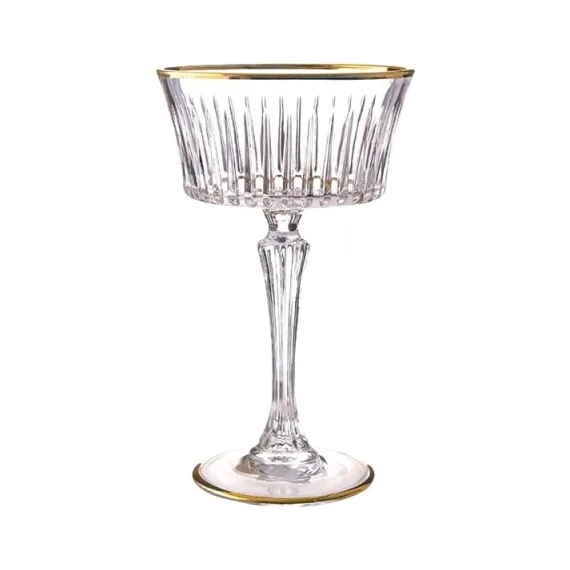 Набор из 2-х креманок для шампанского RCR Timeless CHAMPAGNE 260 мл, золото, Италия