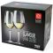 Набор из 6-ти бокалов для вина RCR Luxion Gran Cuvee Glamour 760 мл, хрустальное стекло, Италия, изображение 4