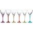 Набор из 6-ти бокалов для вина RCR Fusion Color 210 мл, D83 мм, H190 мм, хрустальное стекло, Италия, изображение 2
