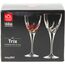 Набор из 6-ти фужеров для вина RCR Trix 250 мл, D82 мм, H211 мм, хрустальное стекло, Италия, изображение 3